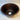17" Handcrafted Round Bar Sink – Dark Brown (Final Sale)