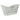 67" Hammered Copper Double Slipper Bathtub with Rings – Final Sale