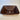 19" Handcrafted Rectangle Bathroom Sink – Dark Brown (Final Sale)