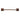 18" Hammered Copper Towel Bar