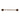 24" Hammered Copper Towel Bar