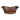 Custom 20" Hammered Copper Bathtub Vessel Sink with Star Design