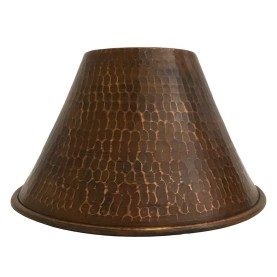 Hammered Copper 7" Cone Pendant Light Shade