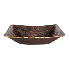17" Rectangle Hand Forged Old World Copper Vessel Sink