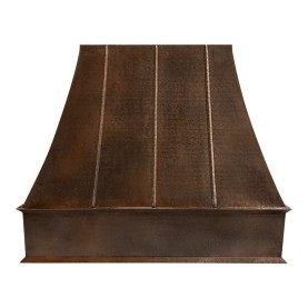 Custom 60" Hammered Copper Euro Range Hood