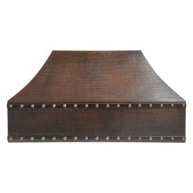 Custom 50" Hammered Copper Correa Range Hood