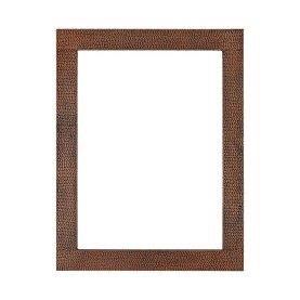 Custom 46" Hand Hammered Rectangle Copper Mirror