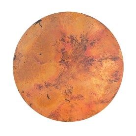 Custom 48" Round Hand Hammered Copper Table Top