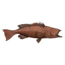 Custom 40" Hammered Copper Grouper Wall Mount