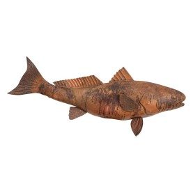 Custom 30" Hammered Copper Red Fish Wall Mount