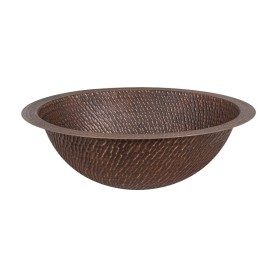 Clearance 16" Round Bathroom Sink in Oil Rubbed Bronze Finish